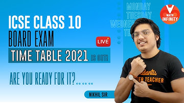 ICSE Class 10 Board Exam Time Table 2021 is Out! Are You Ready for it? | Board Exam 2021 | Vedantu
