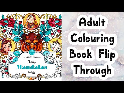 Mandalas Disney (Heroes) French Coloring Book Review - Coloring Queen