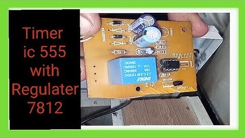 {48} StabiLizer timer ic555 With Regulater7812