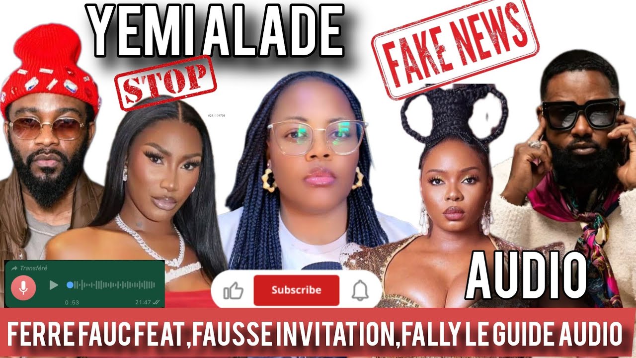 🔴FERRE COMPLEXÉ DE FALLY YEMI ALADE VS AYA NAKAMURA FAUX FEAT,FAUSSE INVITATION,AUDIOS,AUTOTUNE 