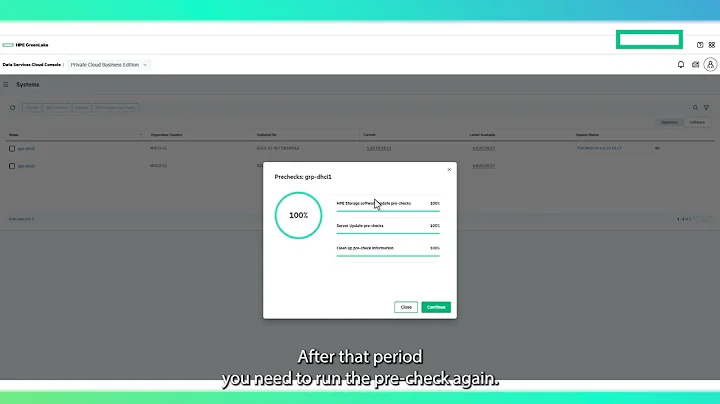 HPE GreenLake for Private Cloud Business Edition System Update Overview
