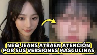 LAS MIEMBROS DE NEW JEANS REIVENTADAS COMO IDOLS MASCULINOS DEL KPOP