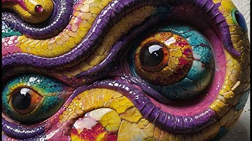 Psychedelic Breathing Abstract Visuals in 4K | Trippy Deforum Animation