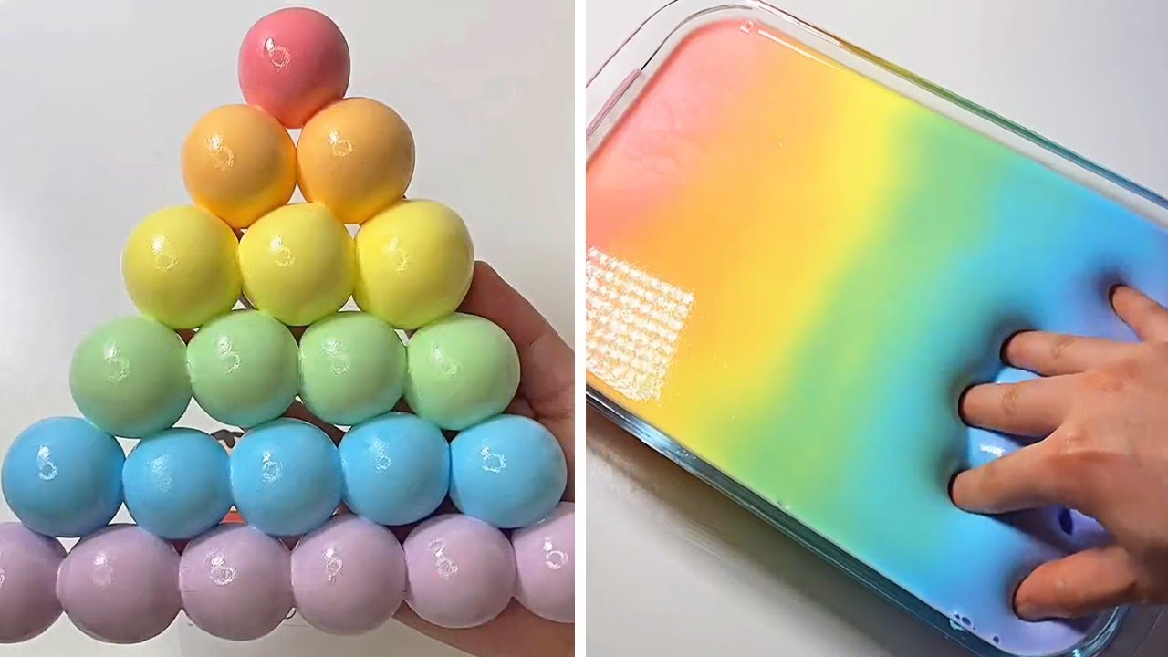 Relaxing Slime Compilation ASMR | Oddly Satisfying Video #145 - YouTube