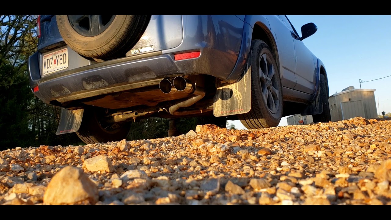 Rav4 exhaust v6 - YouTube