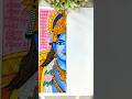 Ram Hanuman half face drawing #sorts #viral