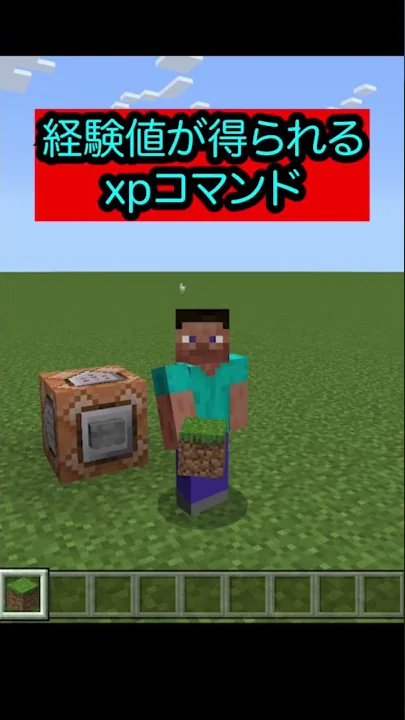 マイクラ経験値コマンド
