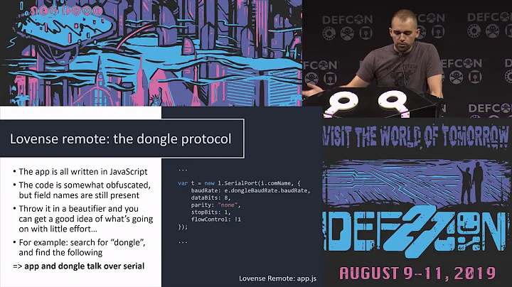 smea - Adventures In Smart Buttplug Penetration testing - DEF CON 27 Conference