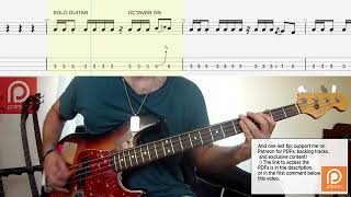 Queen - The Invisible Man BASS COVER + TAB + SCORE
