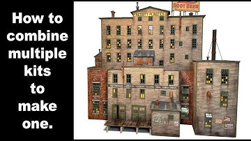 How to combine multiple kits to make one structure.