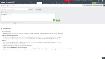 Conducting a range search - EventLog Analyzer