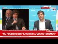 AXEL KICILLOF LE RESPONDE A JAVIER MILEI tras la &quot;REBELIÓN FISCAL&quot; PROPUESTA por el PRESIDENTE