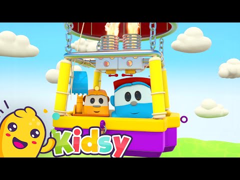 NEW Episode Leo The Truck HotAir Balloon KIDSY Happy Cartoons For Kids 