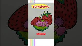 Strawberry trending trendingshorts gambar art drawing menggambar viral strawberry fyp