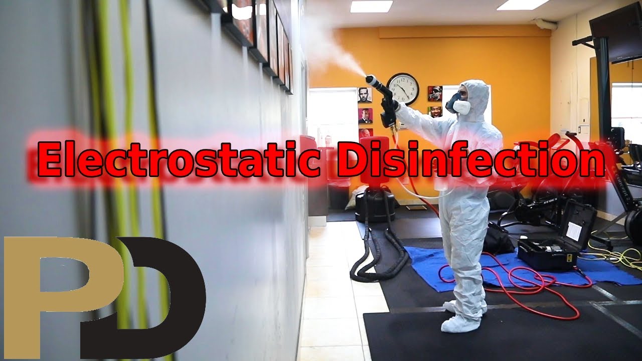 Electrostatic  disinfection technology