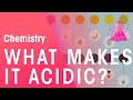 What makes something acidic  acids bases  alkalis  chemistry  fuseschool