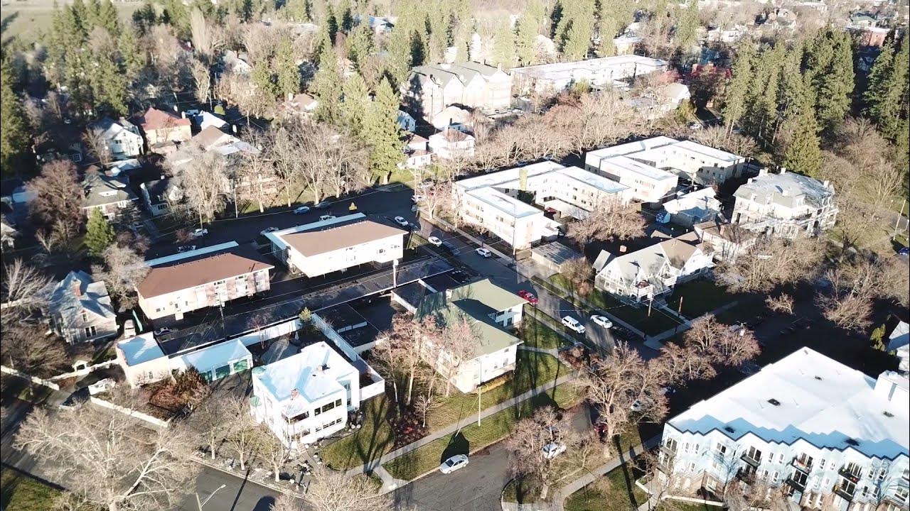 Spokane Browne's Addition Flyover YouTube