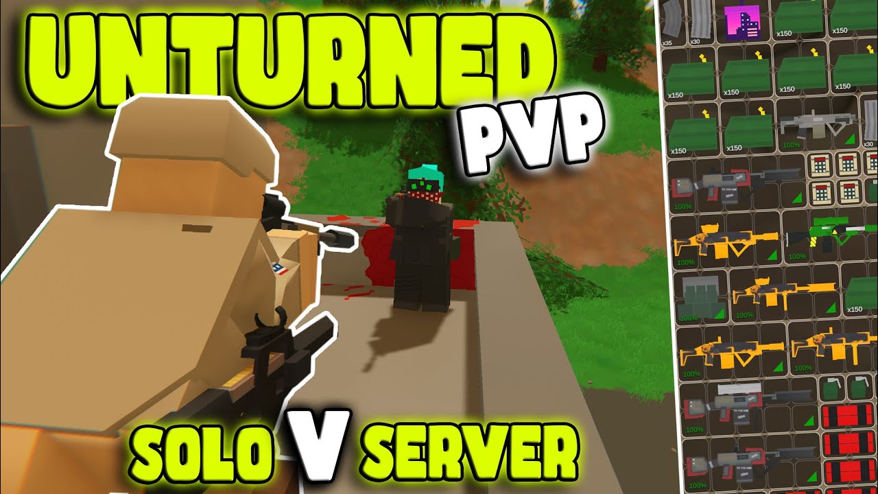 Как 8000-часовое соло превращает нищету в богатство — Unturned PvP (серия Survival — эпизод 1)