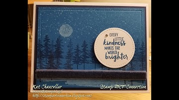 Create an Easy Scene  w/ the Waterfront Stamp Set from Stampin