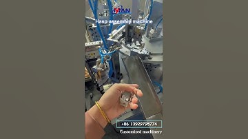 automatic hasp  assembly machine  buckle latch