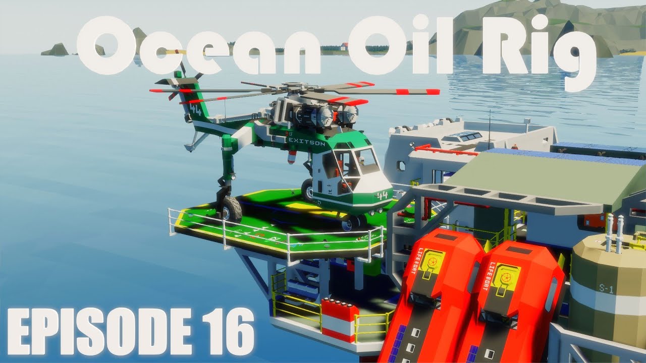 Stormworks Build Series : Ocean Going Oil Rig Episode 16 - YouTube