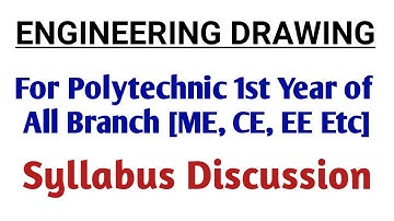 Engineering Drawing For Polytechnic 1st Semester | Syllabus Discussion