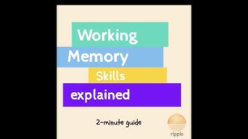 working memory skills explained