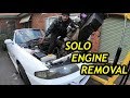 REMOVING RB25DET ENGINE FROM R33 SKYLINE SKETCHY AS!