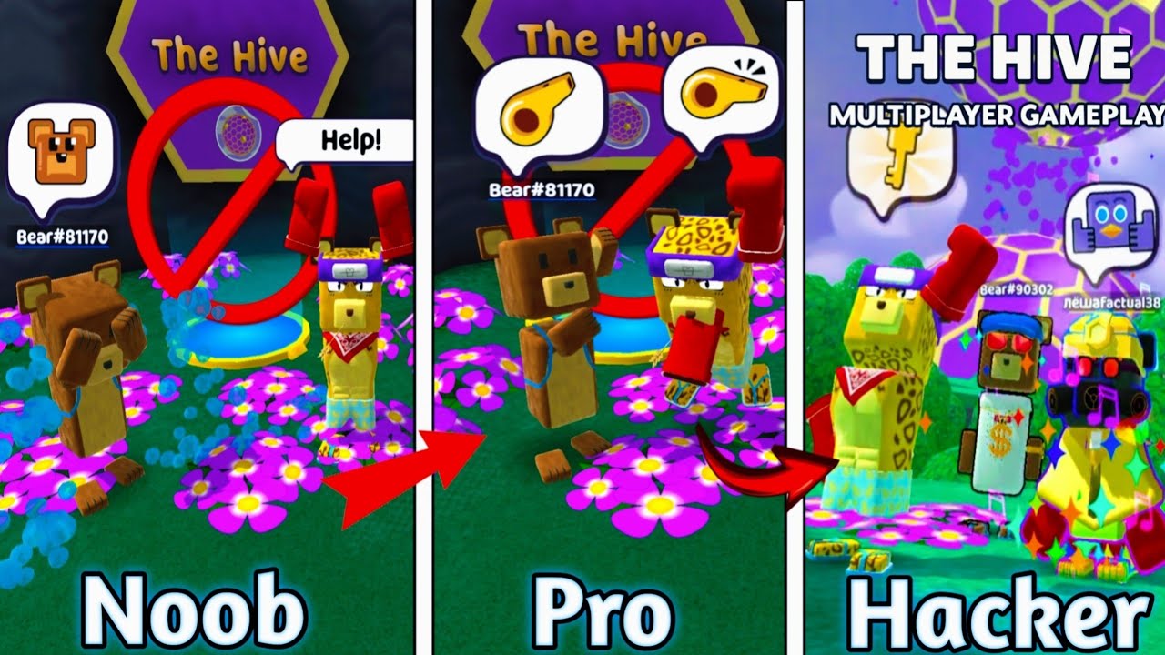 Secret Way to Enter & Playing The Hive Multiplayer - Super Bear Adventure Gameplay Walkthrough 