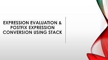 Expression Conversion & Evaluation Using Stack