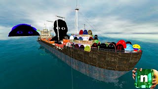 Angry MUNCI Family TOOK OVER Giant SHIP! | Nico's Nextbots Garry's Mod