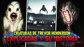 Criaturas de Trevor Henderson Explicadas y su Historia | Darkness, Búho Humanoide, Aliens, ETC!!!