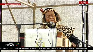 King Of Amazulu Goodwill Zwelithini Addresses Land Imbizo