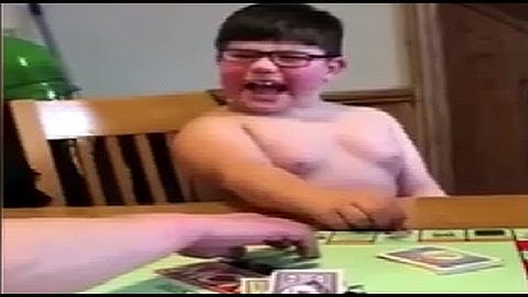 The Monopoly Rage - Kid gets angry playing monopoly