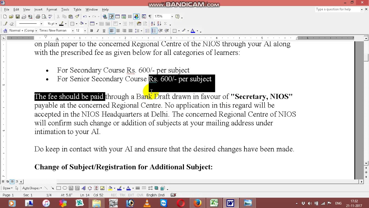 Subject Change Procedure For Nios 10th And 12th Class Students YouTube Subject Change Procedure For Nios 10th And 12th Class Students YouTube