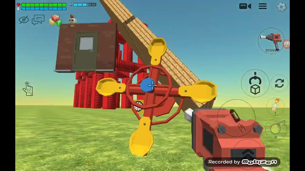 делаю постройки в чикен ган