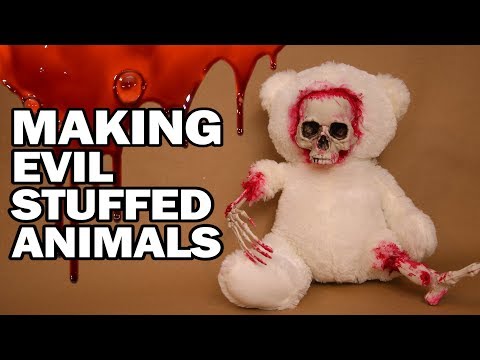 making a stuffed animal