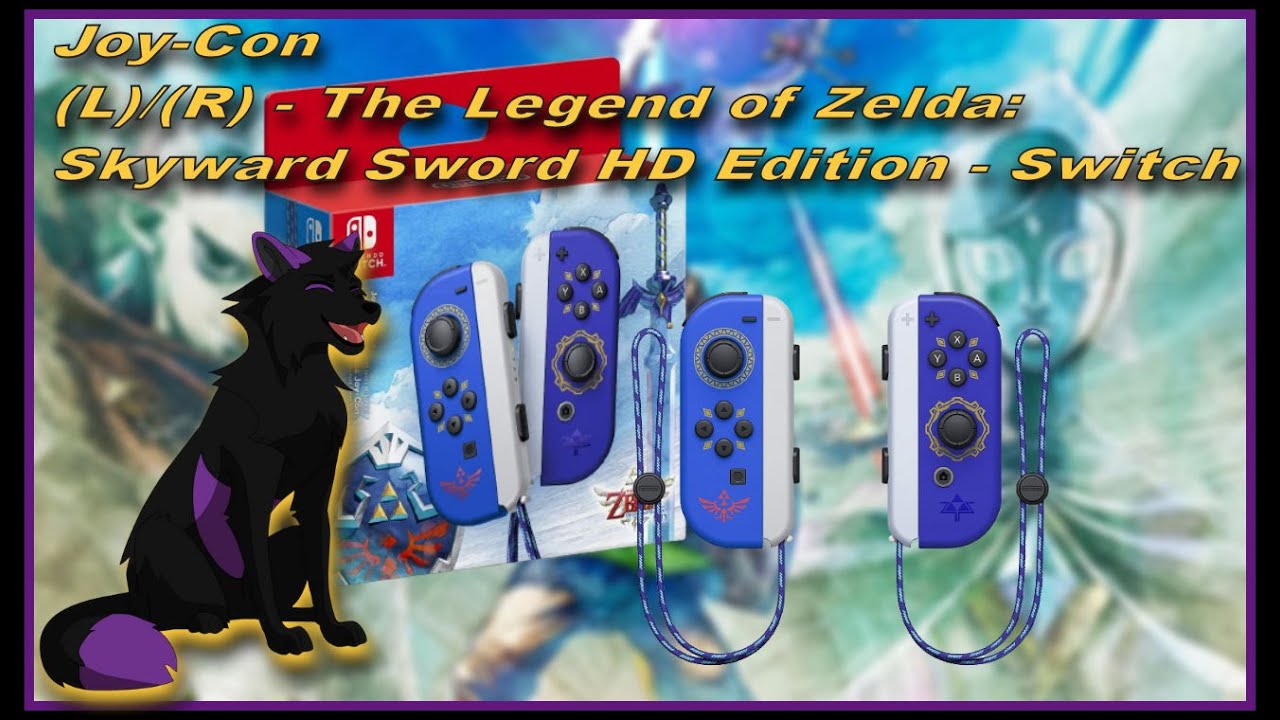 Nintendo Joy Con L R The Legend Of Zelda Skyward Sword Hd Edition Switch Youtube