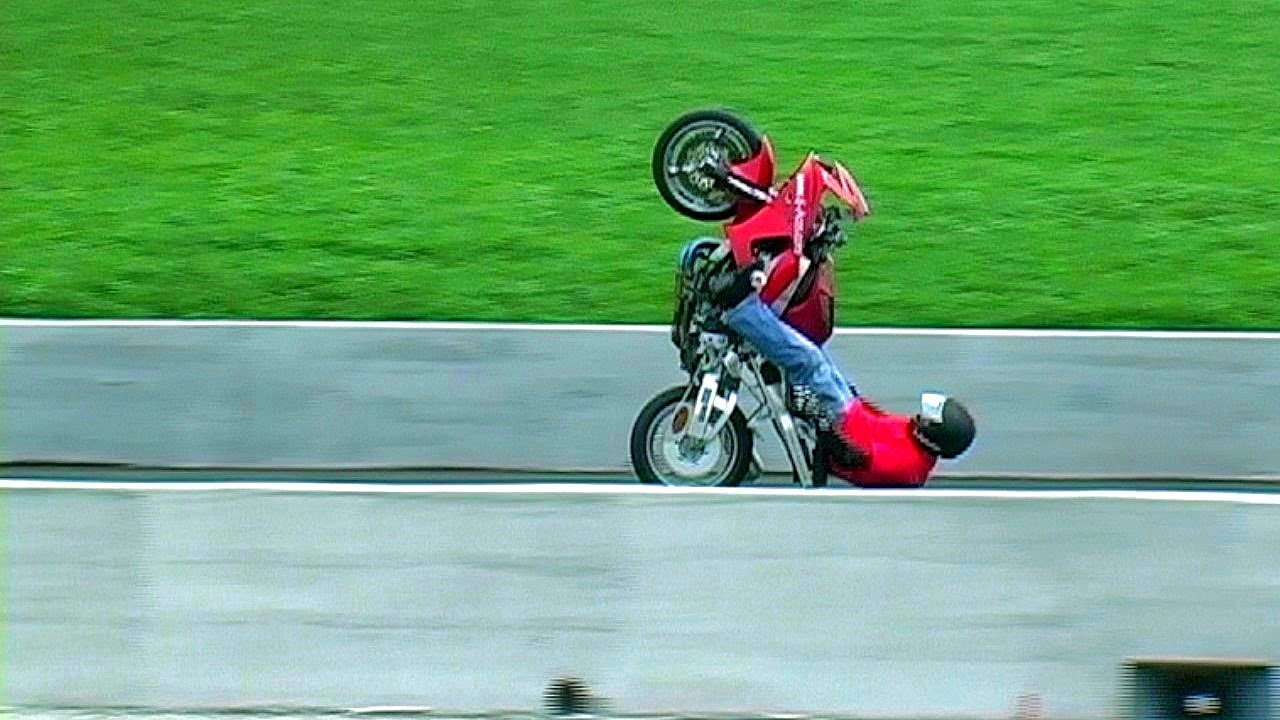 Stunt Bike Video (No Music) Raw Motorcycle Clips, d-Aces