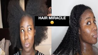 HOW I TRANSFORM MY DRY HAIR USING CREAM OF NATURE PURE HONEY