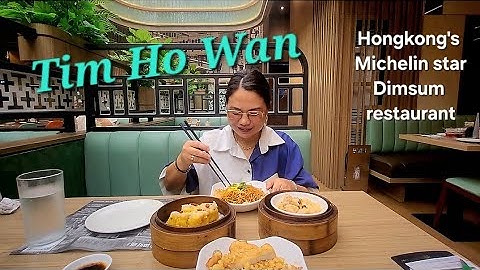 Tim Ho Wan. Cheapest Hongkong michelin star dimsum restaurant. 