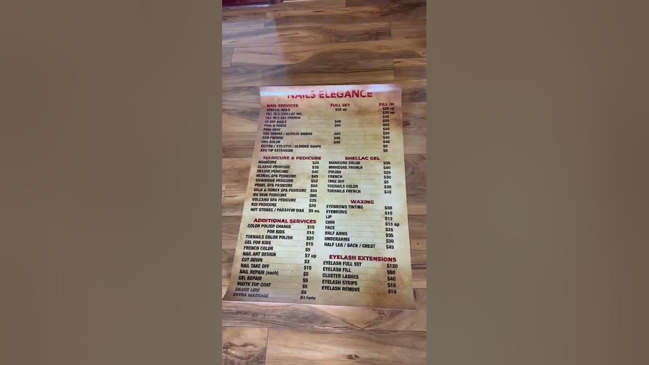 Wall Price List YouTube