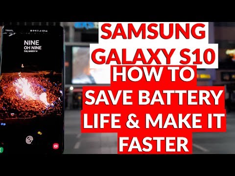 Samsung Galaxy S10 How To Save Battery Life & Make It Faster Tips & Tricks