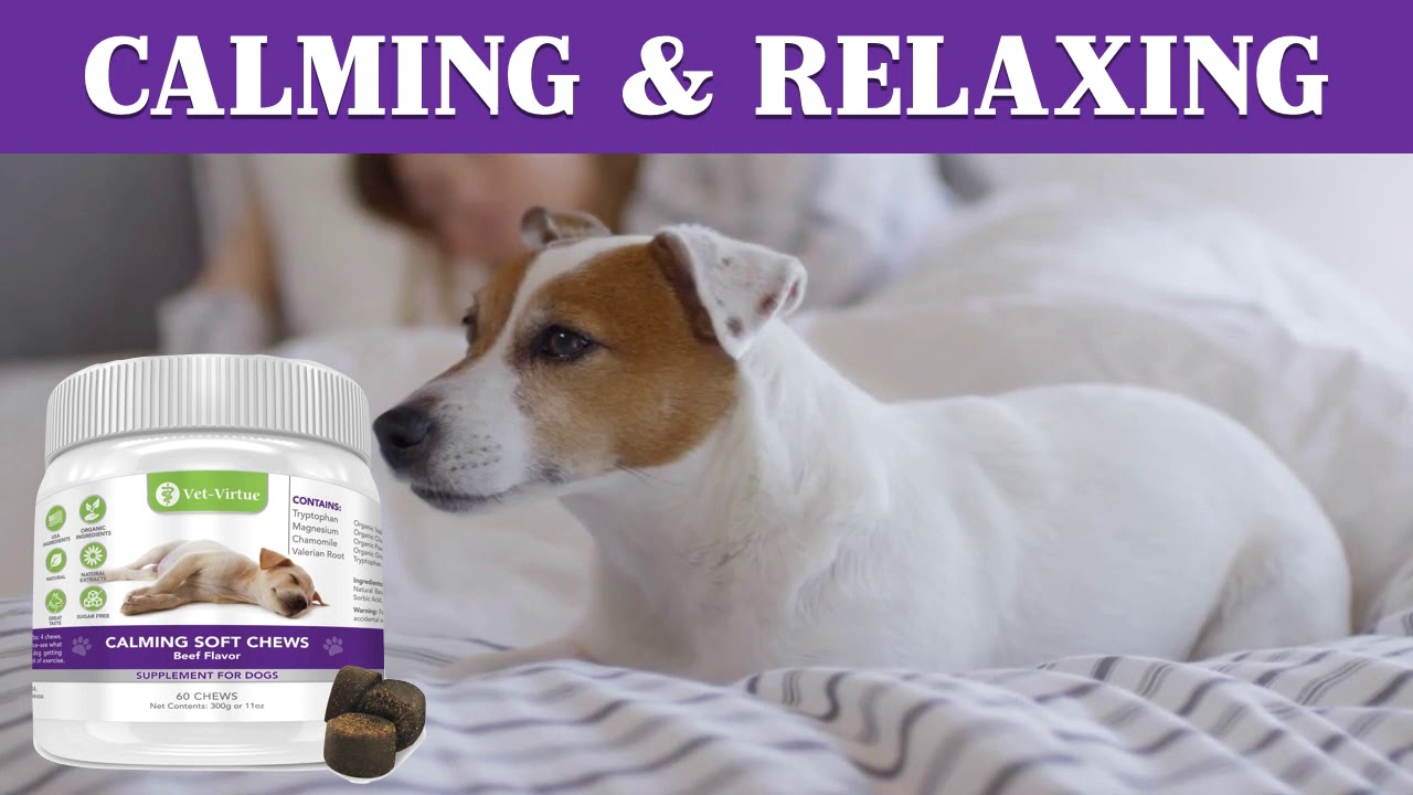 Calming Treats for Dogs- Soft Chew Formula with Organic Hemp Oil for Dogs
