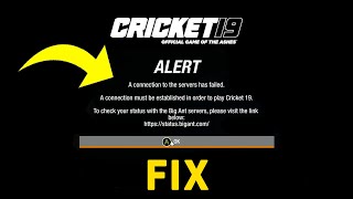 How To Fix a Connection Must Be Established In Order To Play Cricket 19 - HowToTutorial