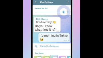 How to Use Scale Text Size on Telegram  #telegram