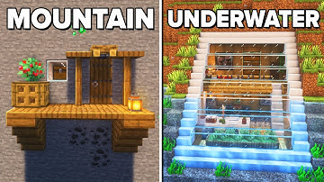 Minecraft: 3 SIMPLE Starter Houses!