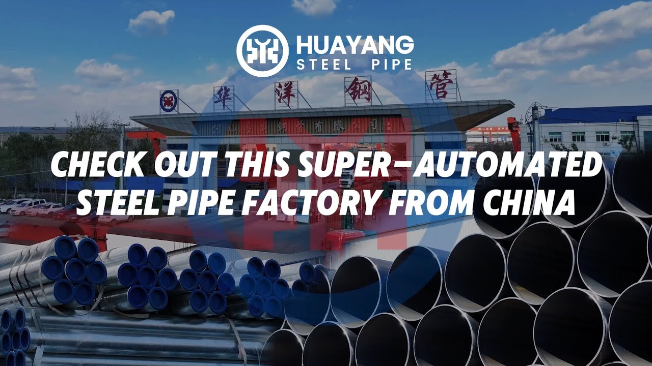 Check out this super-automated steel pipe factory from China.