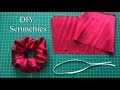 Easy Make ✅✅ 5 Minutes!! How to make Scrunchies Sewing Tutorial.