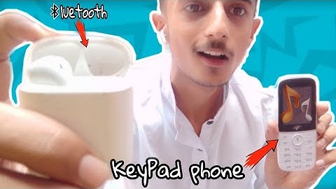 How to connect Bluetooth with Keypad mobile | AirPods with keypad mobile | button wala mobile |